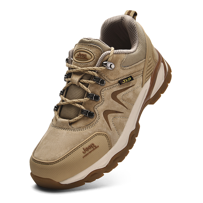 Jeep Mountaineering & Hiking Shoes Men's Low top Black/Gray/Sand