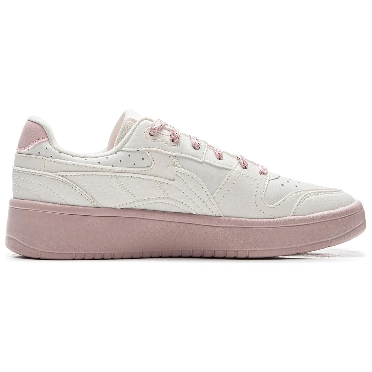 LiNing Acer Truncatum Anti Slip Wear Resistant Low Top Casual Shoes Women's White Pink купить в интернет-магазине Yoocart с быстрой доставкой по России.