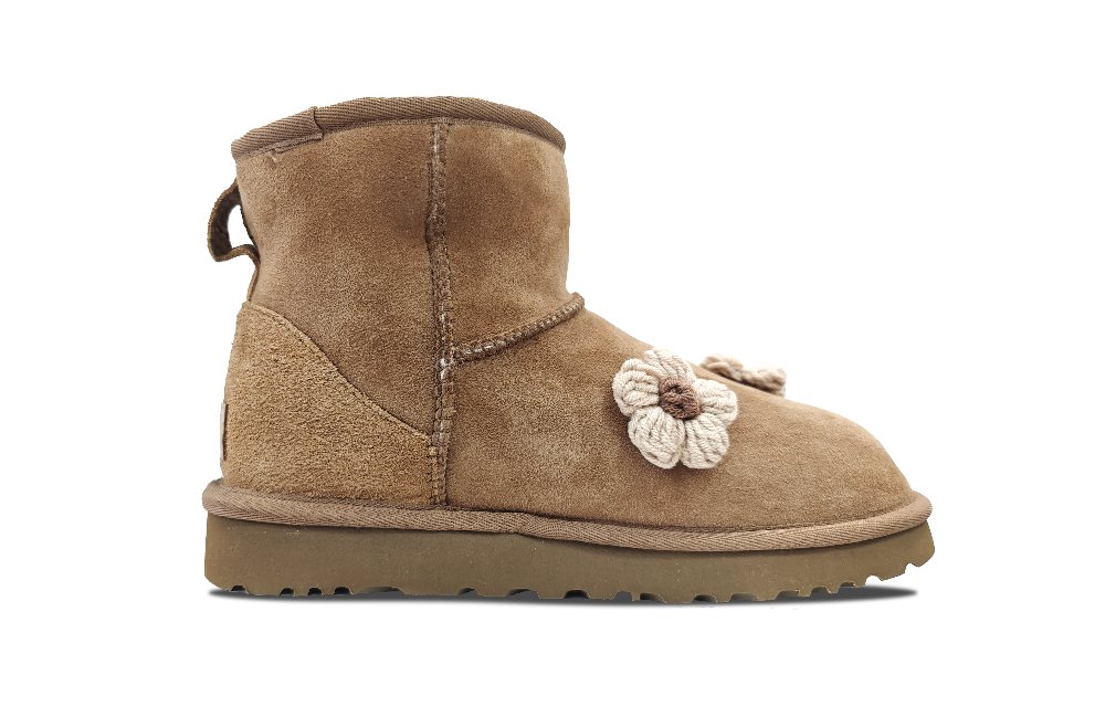 UGG CLASSIC MINI Warm And Wear-Resistant Short Snow Boots Women's Chestnut