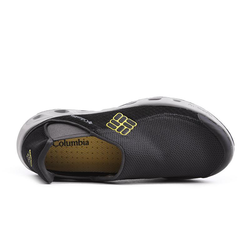 Columbia Cushioned Slip-Resistant Breathable Lightweight Low-Top Casual Shoes Men's Black Gray Color
