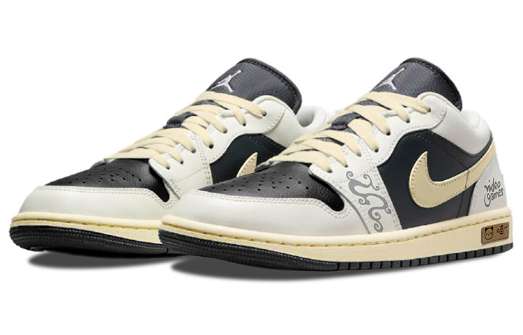 Jordan Air Jordan 1 Vintage Basketball Shoes Women's Low top Ecru/Black купить в интернет-магазине Yoocart с быстрой доставкой по России.