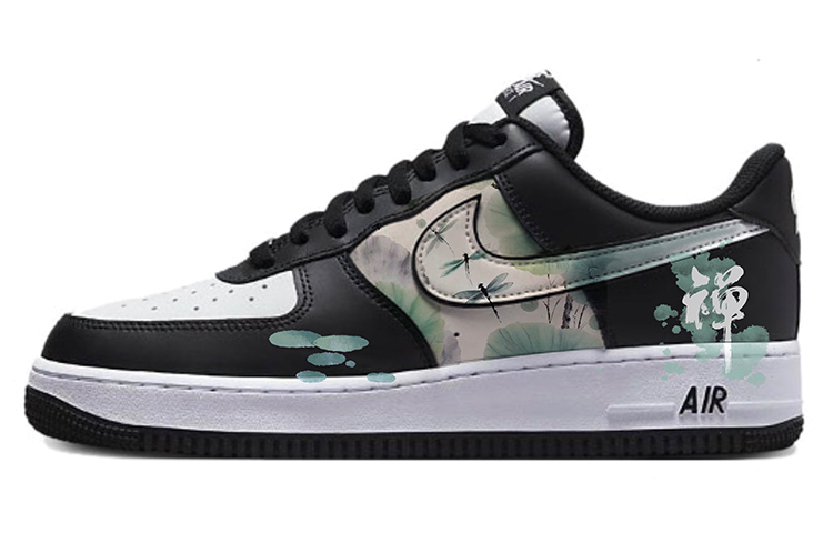 Nike Air Force 1 Low-Top Skateboard Shoes Unisex White Black