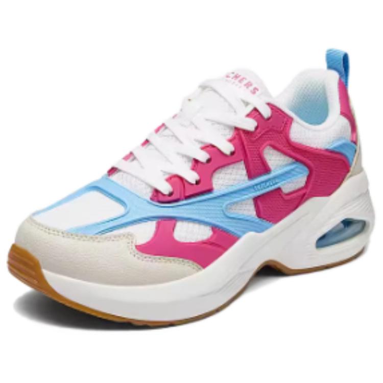 Skechers Low Top Running Shoes Women's White Blue Pink купить в интернет-магазине Yoocart с быстрой доставкой по России.