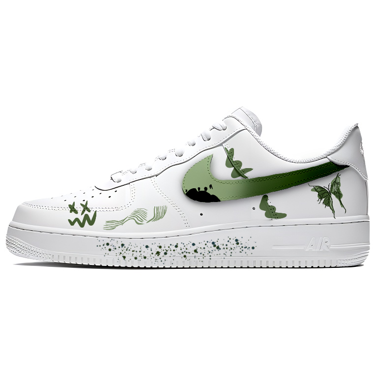 Nike Air Force 1 Low Top Skateboard Shoes Unisex Green