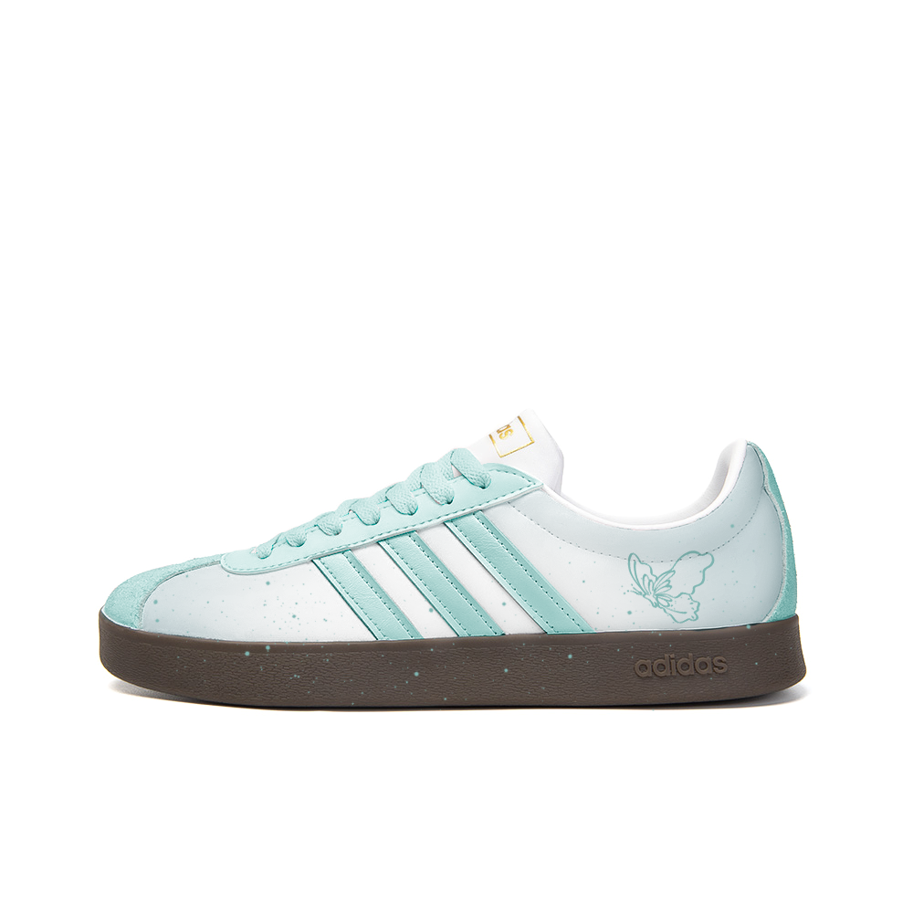 Adidas Neo VL Court 2.0 Swelling Anti Slip Wear Resistant Low Top Skateboard Shoes Unisex Cyan