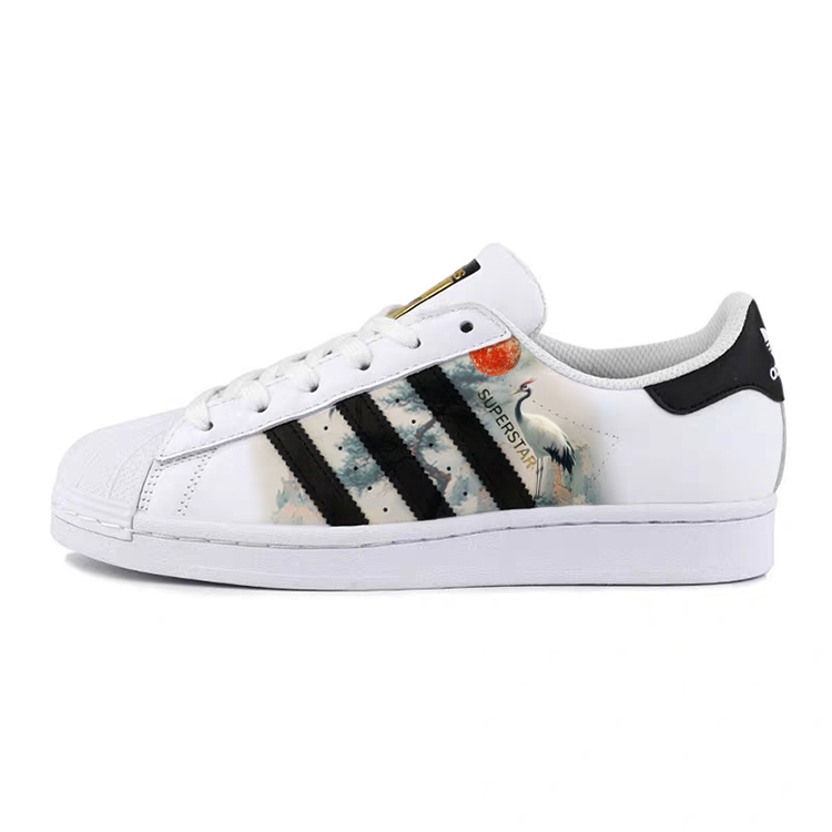 Adidas Originals SUPERSTAR Low top Skateboard Shoes Unisex White Black