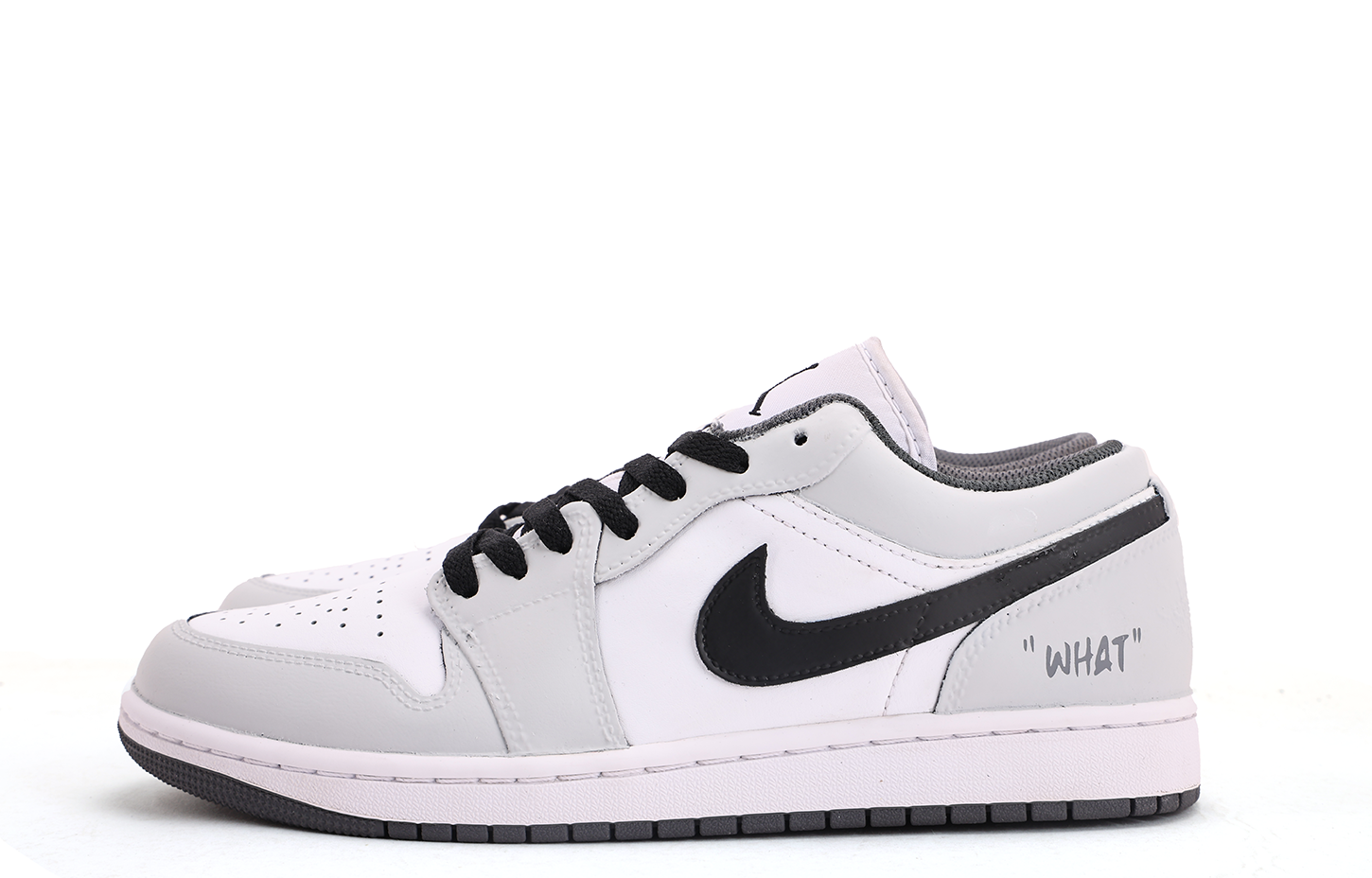Jordan Air Jordan 1 Abrasion Resistant Coverage Low top Vintage Basketball Shoes Unisex Gray White купить в интернет-магазине Yoocart с быстрой доставкой по России.