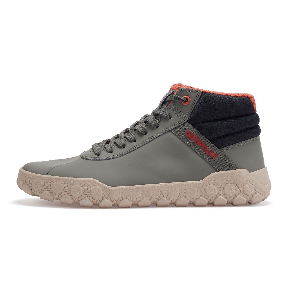 CAT High-Top Outdoor Shoes Unisex Green