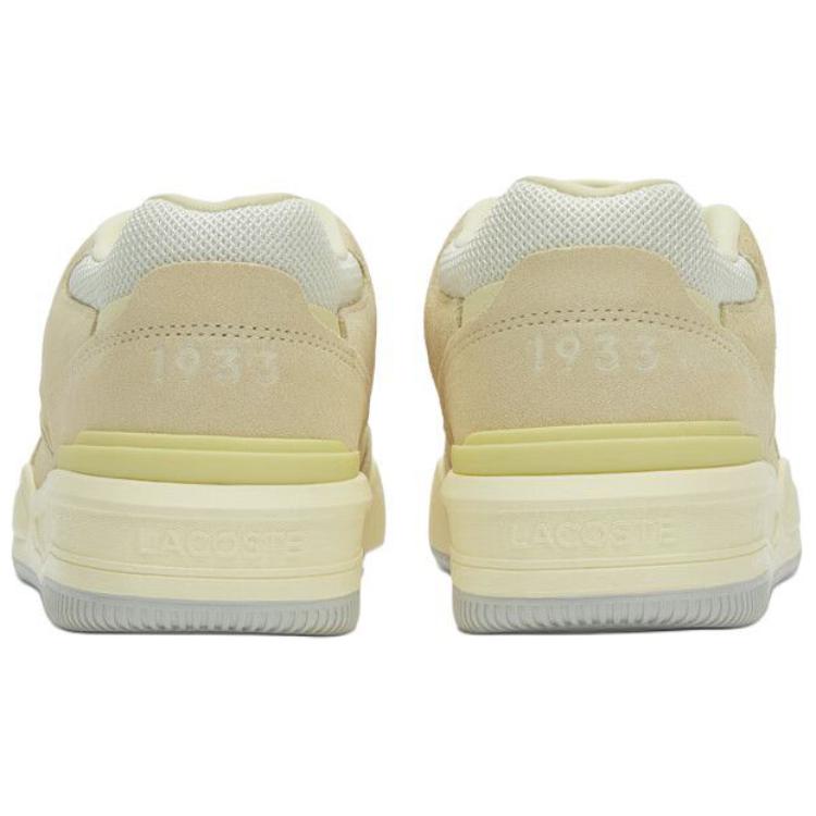 LACOSTE Low-Top Skateboard Shoes Women's Light Yellow купить в интернет-магазине Yoocart с быстрой доставкой по России.