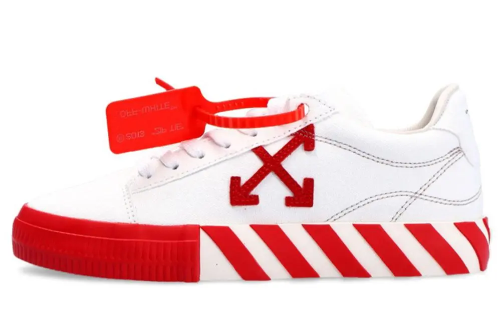 OFF WHITE Vulc Low White Red SS21 Women's