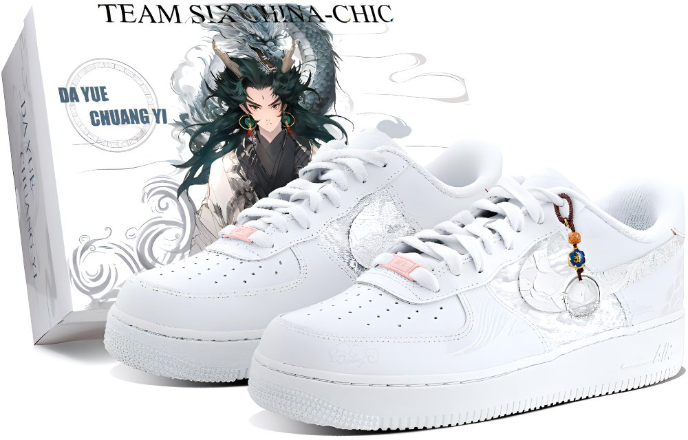 Nike Air Force 1 Anti-Slip Wear-Resistant Low-Top Skateboard Shoes Unisex White Silver