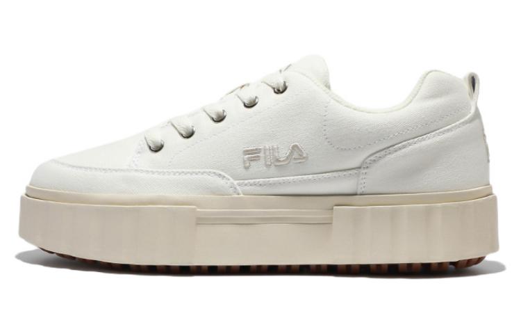 FILA Sandblast Low Top Skateboard Shoes Men's White