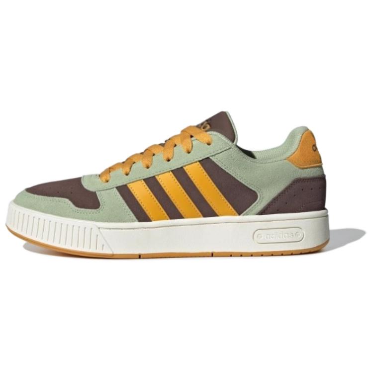 Adidas D PAD Anti Slip Wear Resistant Low Top Skateboard Shoes Unisex Yellow Brown