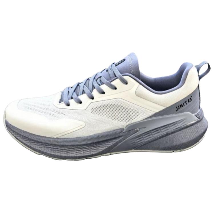 Anta Combustion Shock Absorbers Slip Resistant Abrasion Resistant Low Top Training Running Shoes Men's Gray White