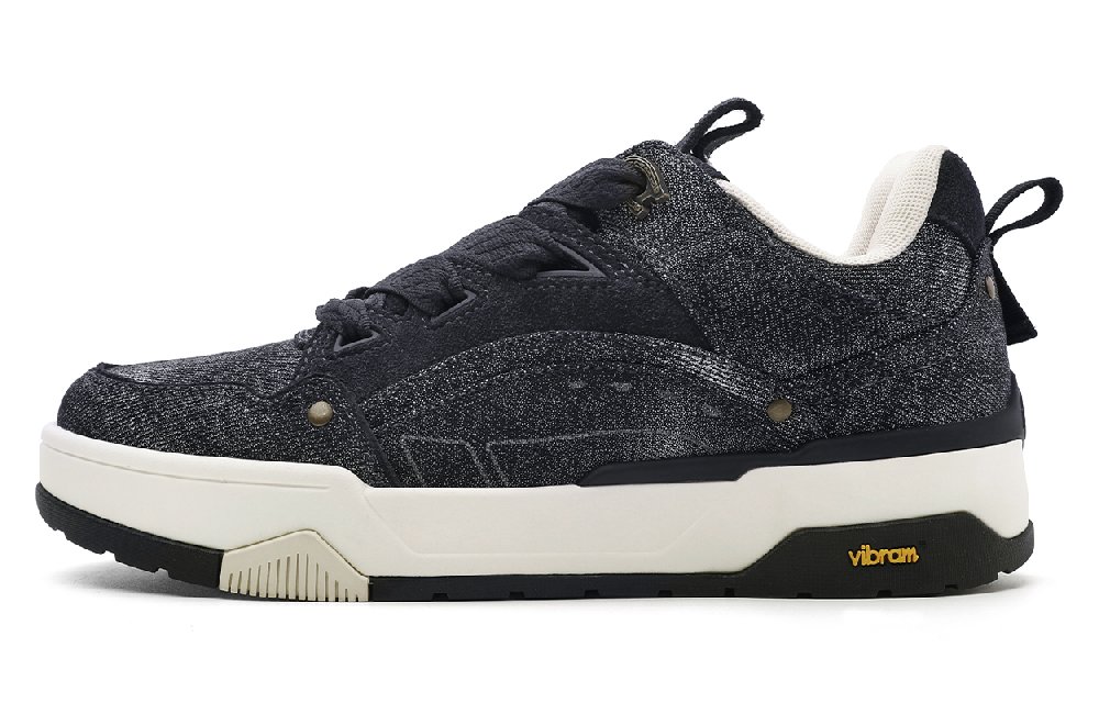 Dickies Slip-Resistant Coverage Low-Top Skateboard Shoes Men's Mist Black