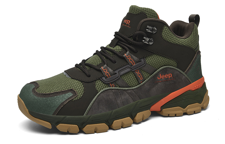Jeep High Top Outdoor Shoes Men's Green купить в интернет-магазине Yoocart с быстрой доставкой по России.