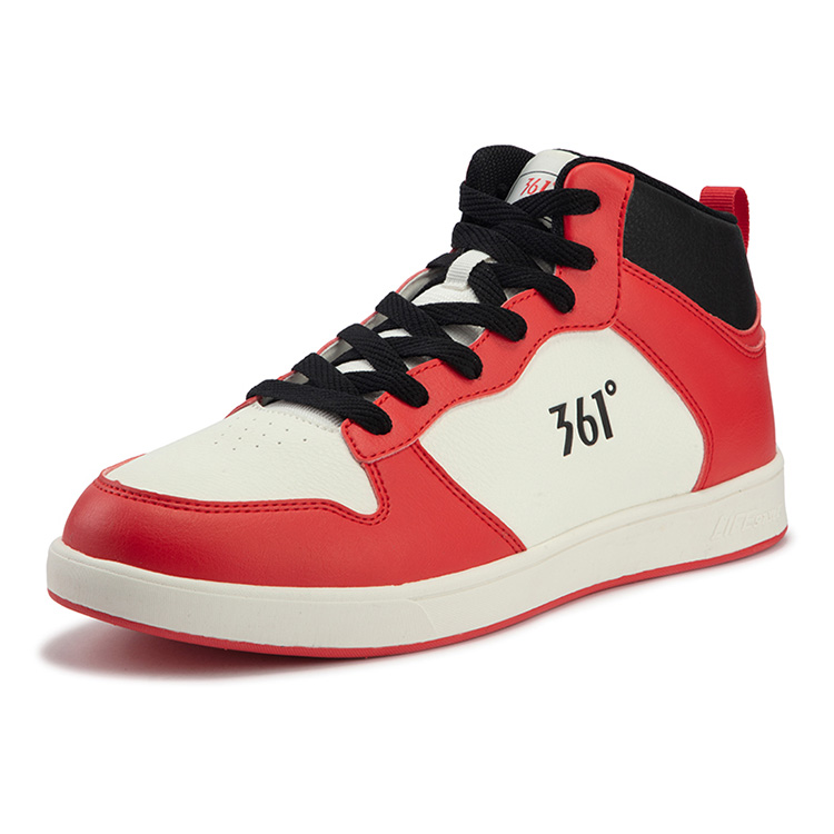 361° Air Force One Slip Resistant Abrasion Resistant Mid top Skateboard Shoes Men's Sparrowflower Red купить в интернет-магазине Yoocart с быстрой доставкой по России.