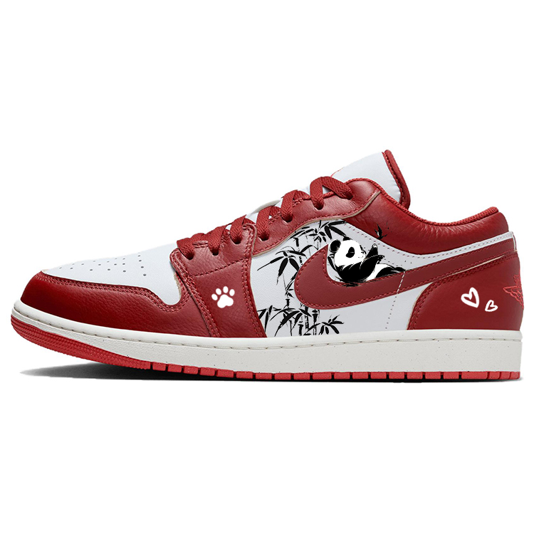 Jordan Air Jordan 1 Vintage Basketball Shoes Men's Low Top White/Red