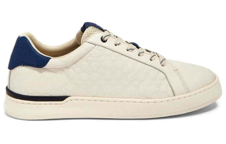 COACH Clip Low top Stylish Skateboarding Shoes Men's White