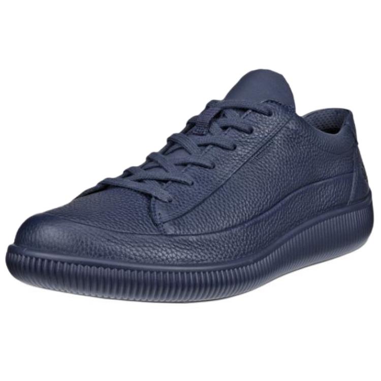 Ecco Soft Zero Waterproof Low top Casual Shoes Men's Blue