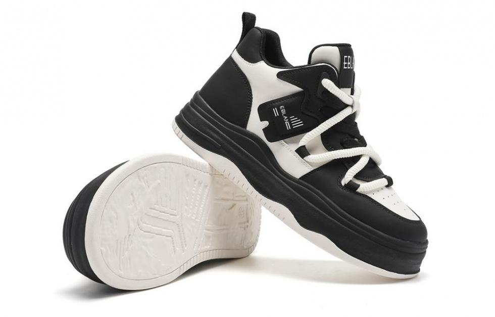 EBLAN High-Top Skateboard Shoes Women's Black купить в интернет-магазине Yoocart с быстрой доставкой по России.