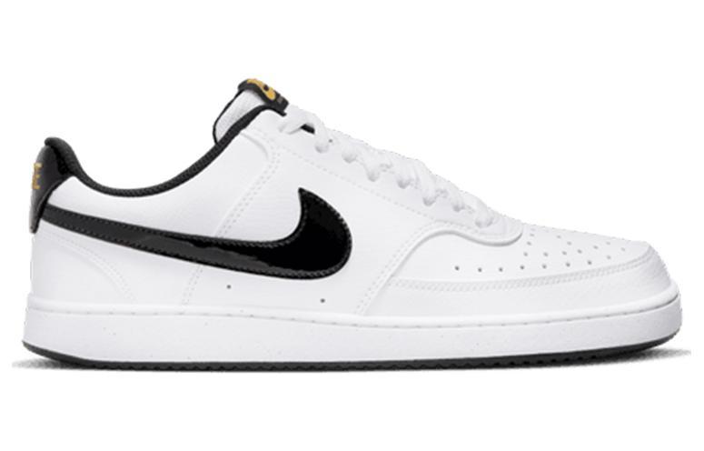 Nike Court Vision Low White Black Metallic Gold купить в интернет-магазине Yoocart с быстрой доставкой по России.