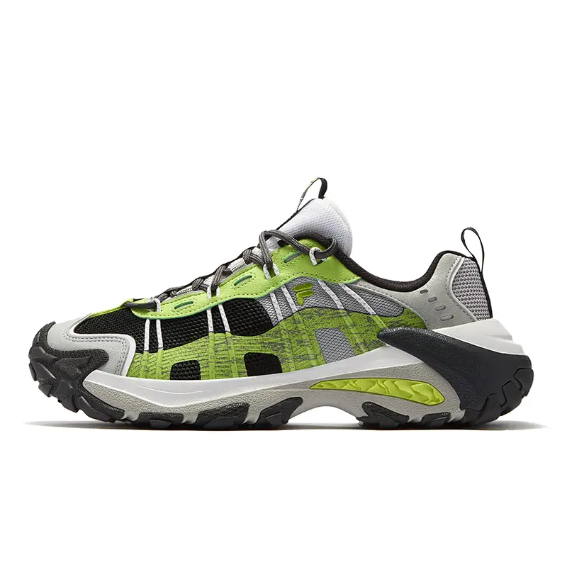 FILA FUSION EXOCET II Mountains Shoe 2 Low Top Casual Shoes Men's Green Hills