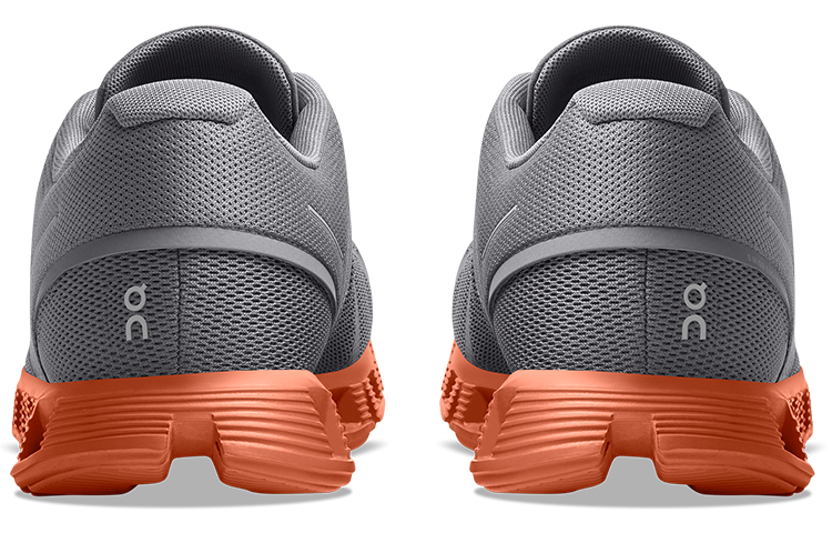 On Running Cloud 5 Zinc Grey CanyOn Orange
