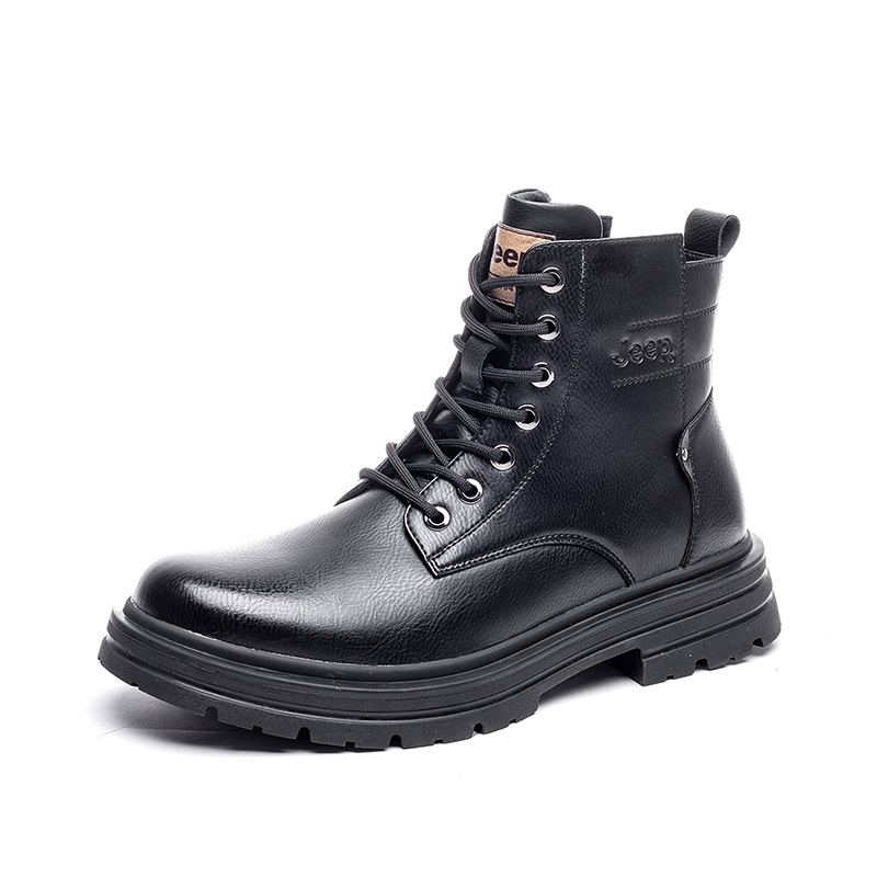 Jeep Martin Boots Men's Black