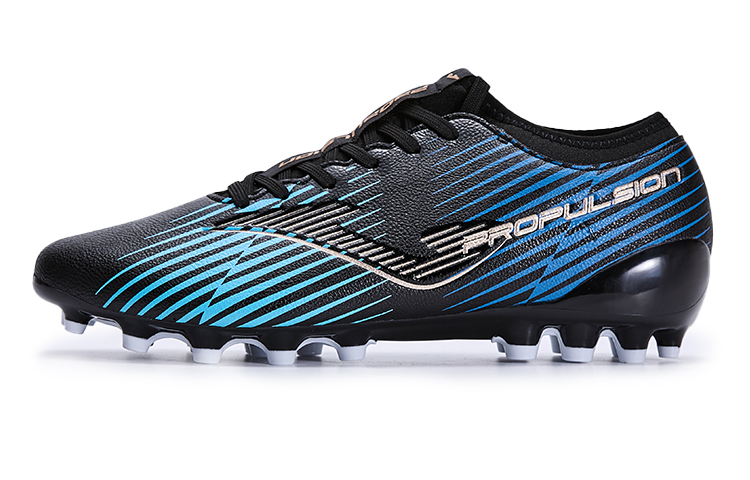 Joma AG Rubber Short Studs Anti Slip Wear Resistant Soccer Shoes Men's Black Blue