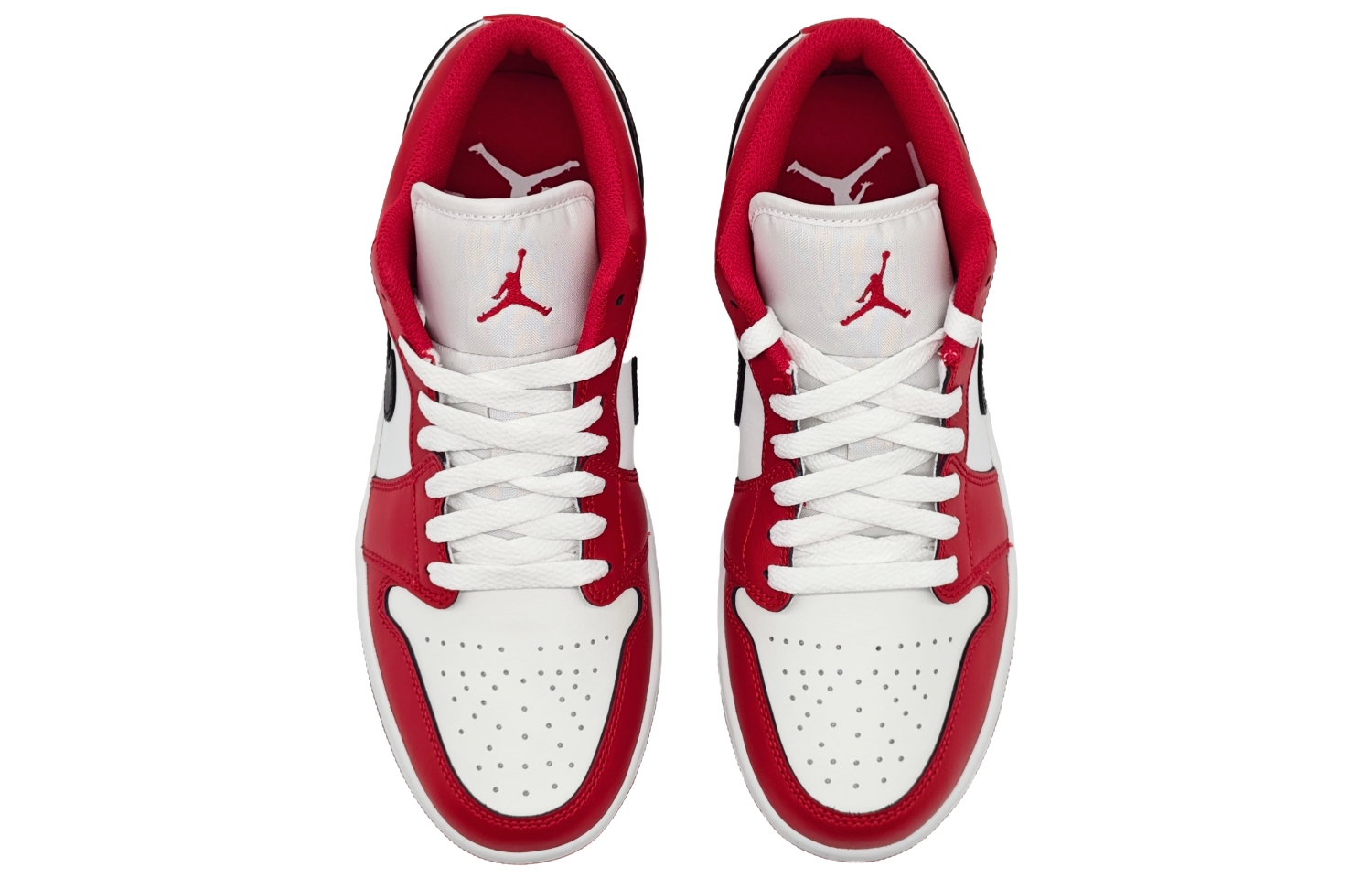 Jordan Air Jordan 1 Chicago Red Abrasion Resistant Low top Vintage Basketball Shoes Men's Red White Black купить в интернет-магазине Yoocart с быстрой доставкой по России.