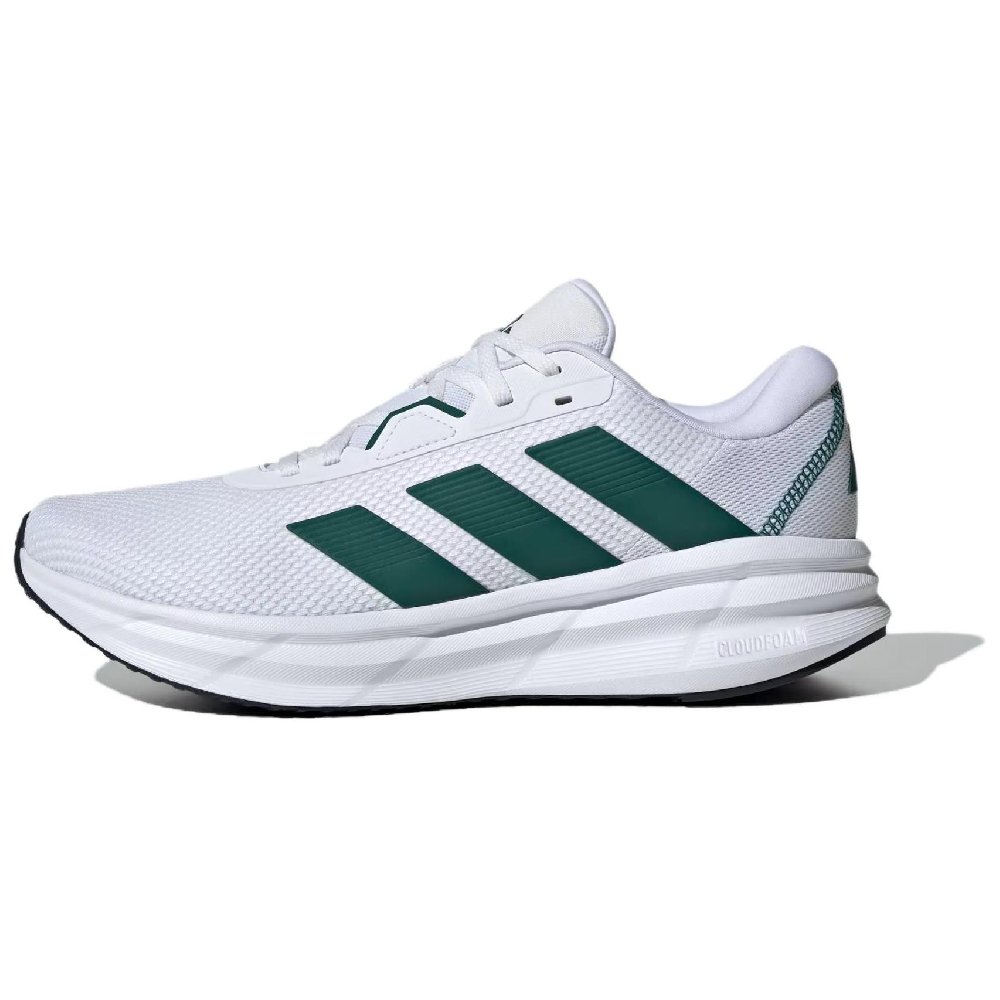 Adidas Galaxy 7 Anti Slip Wear Resistant Low Top Running Shoes Unisex White Green