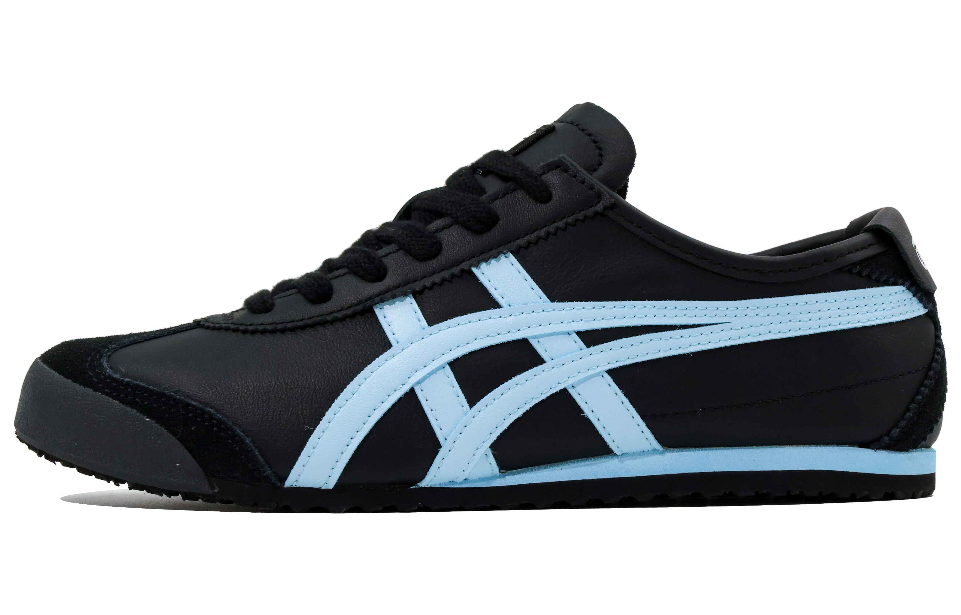 Onitsuka Tiger MEXICO 66 Abrasion Resistant Lightweight Slip Resistant Low top Casual Shoes Unisex Black Blue