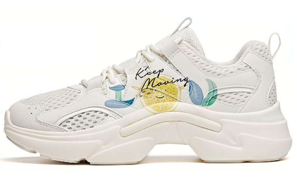 ANTA Running Series Sneakers 'White Yellow' Women's