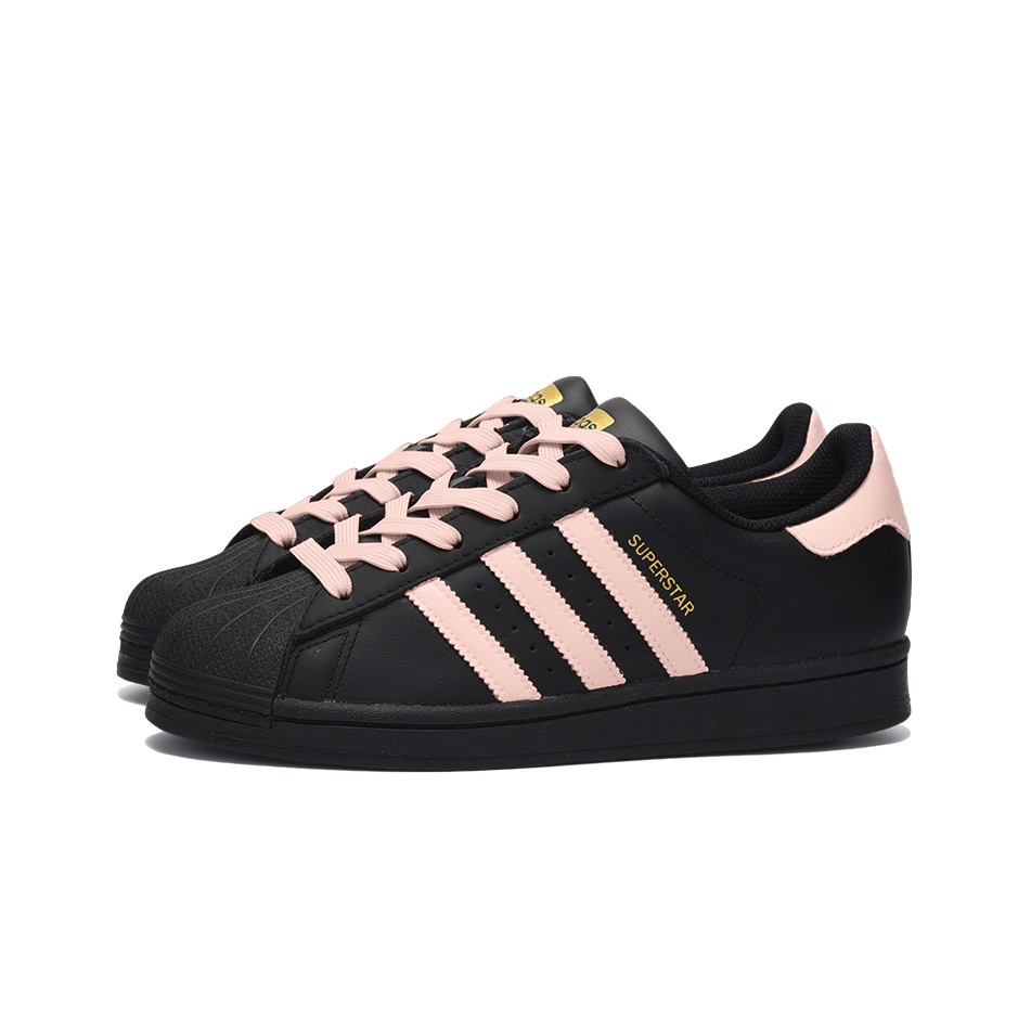Adidas Originals SUPERSTAR Anti Slip Wear Resistant Low Top Skateboard Shoes Unisex Black