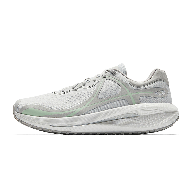 ANTA Champion Honor 2nd Gen Running Shoes Men's Low top Grass White Gray, Cumulus Gray