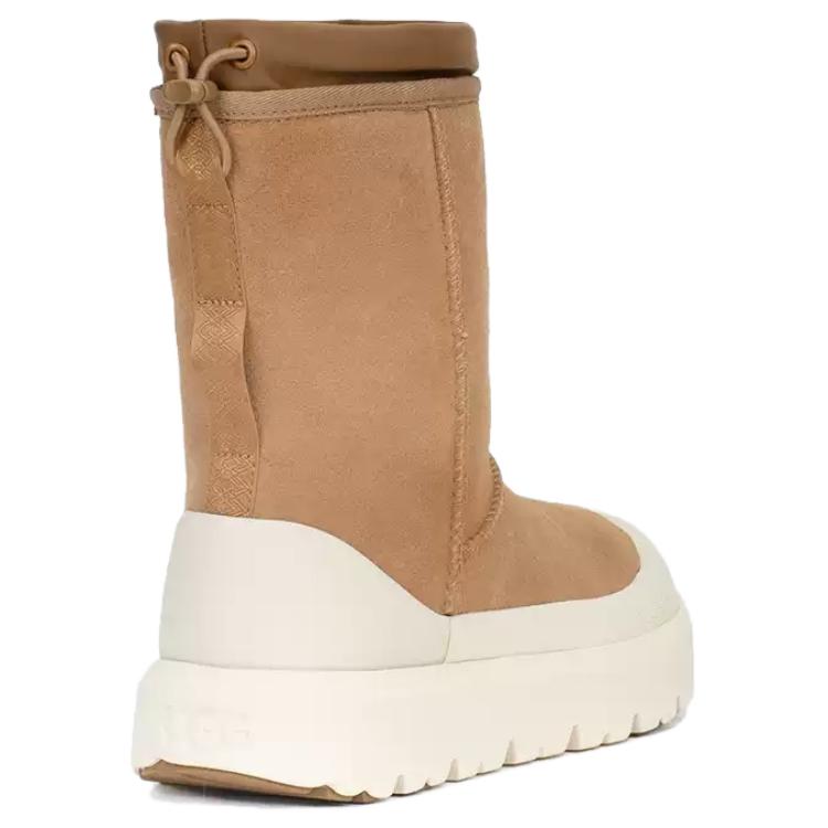 UGG Warm And Wear-Resistant Crew Snow Boots Men's Brown White