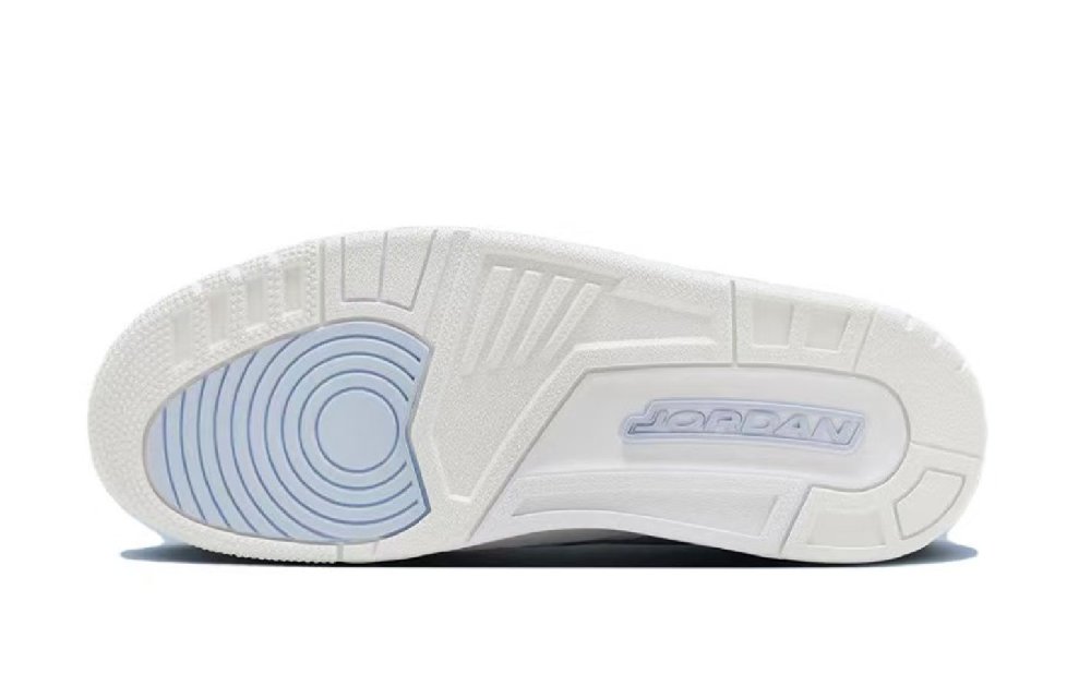 Jordan Legacy 312 Anti-Slip Wear-Resistant Low-Top Vintage Basketball Shoes Men's White Blue