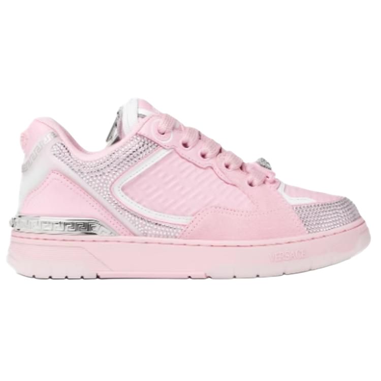 VERSACE Biggie Basket Low top Skateboard Shoes Women's Pink
