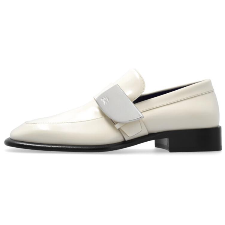 Burberry Shield Leather Loafers