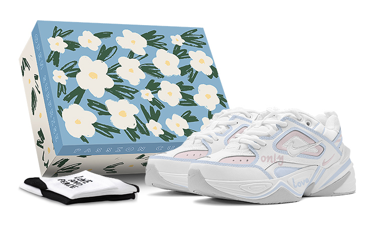 Nike M2K Skateboard Shoes Women's Low top Light Blue/Pink купить в интернет-магазине Yoocart с быстрой доставкой по России.