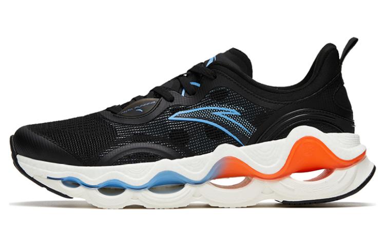 Anta Slip-Resistant Low-Top Running Shoes Men's Black