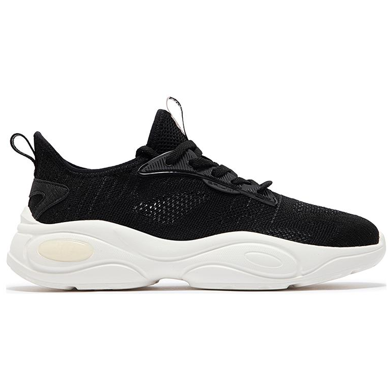 361° Cushioning, Wear Resistant Low Top Casual Running Shoes Women's Black White