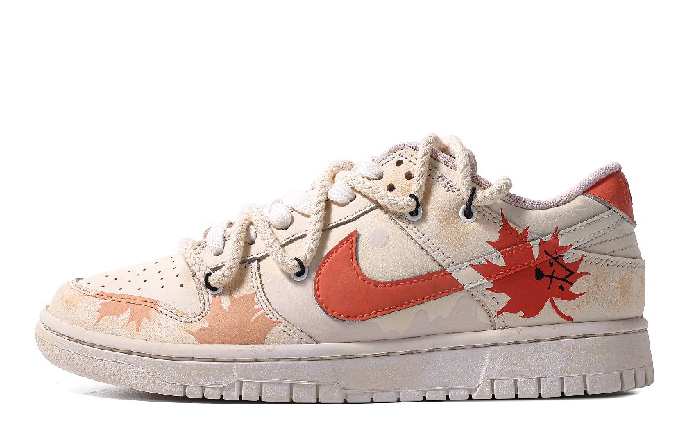 Nike Dunk Low Abrasion Resistant Balance Low Top Skateboard Shoes GS Ecru