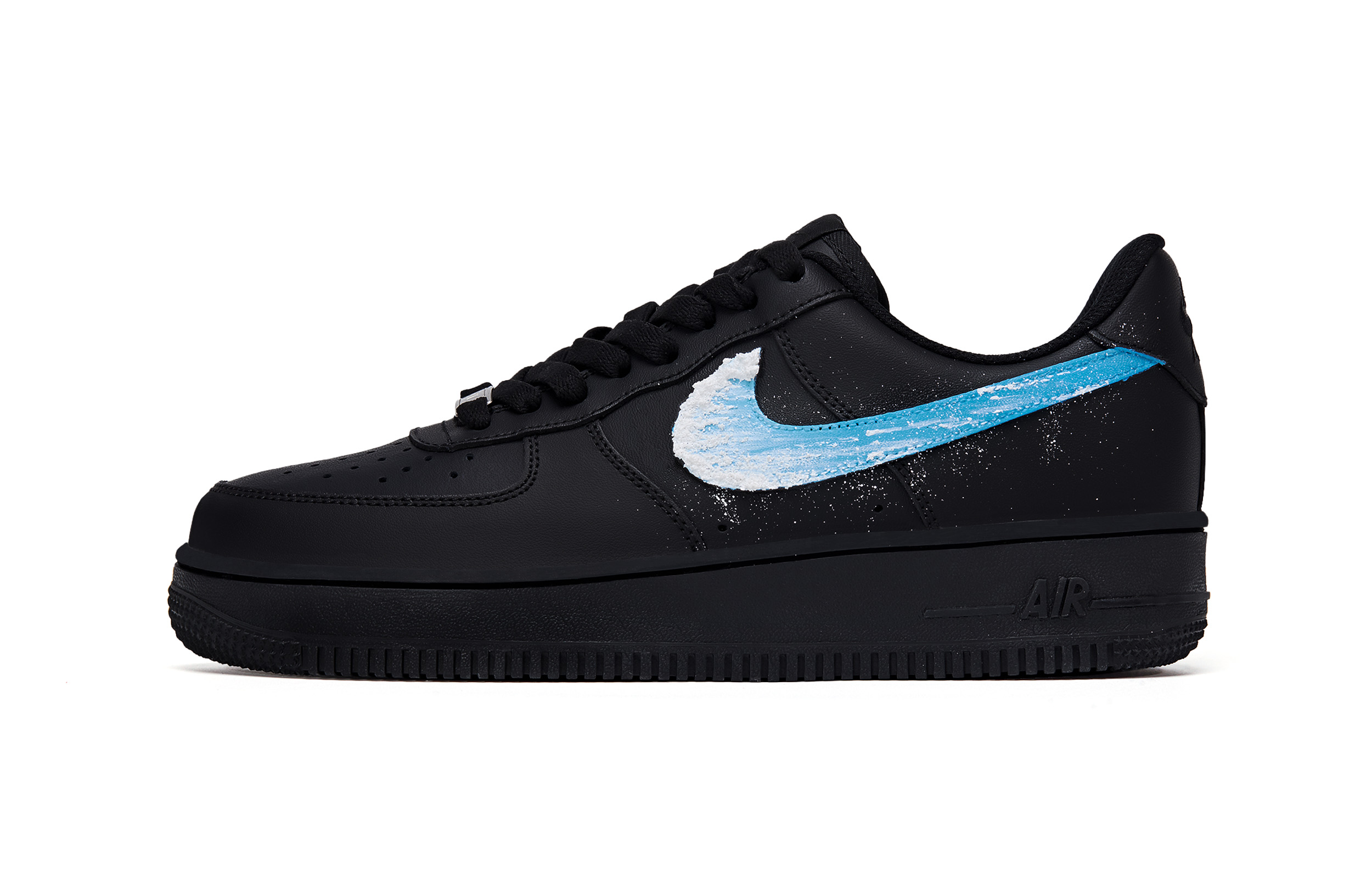 Nike Air Force 1 Skateboard Shoes Unisex Black