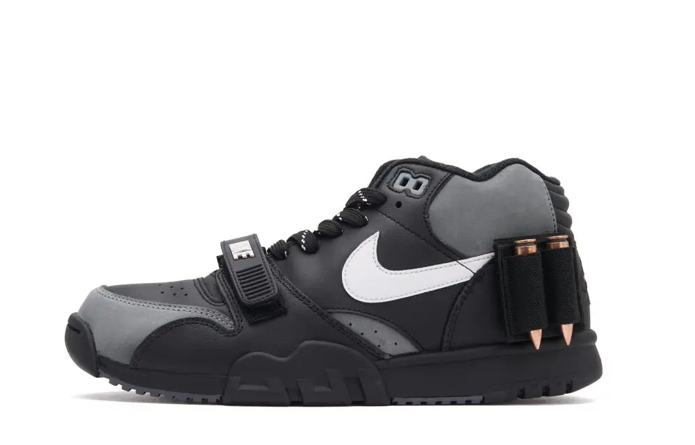 Nike Air Trainer 1 Rebel Squad Mid top Training Shoes Men's Black Gray