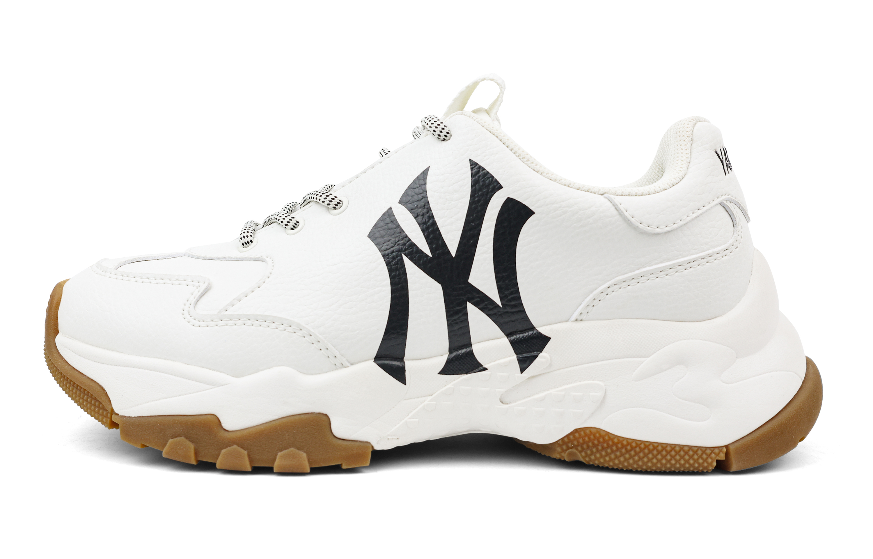 MLB Big Ball Chunky Sneakers Unisex Low Top White/Black
