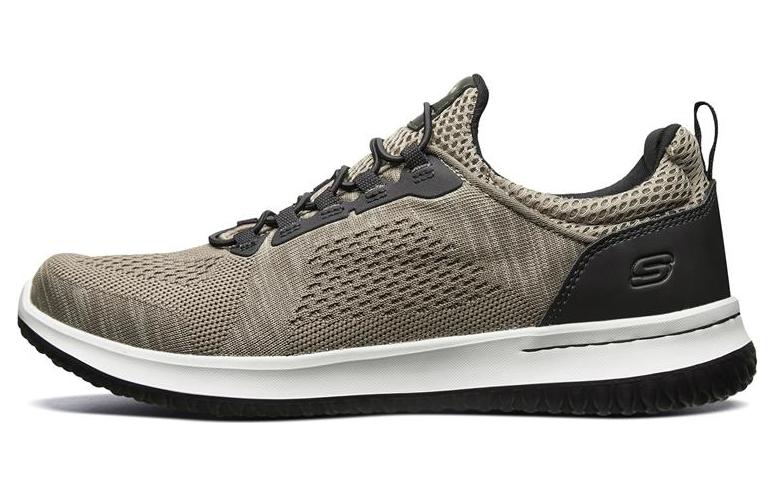 Skechers Delson Low Top Sports Casual Shoes Taupe