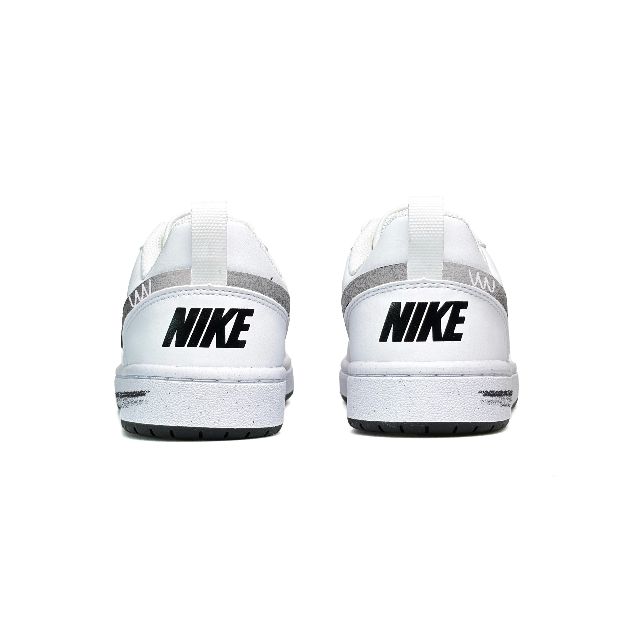 Nike Court Borough Silver Starburst White Abrasion Resistant Low Top Skateboard Shoes Women's Black White купить в интернет-магазине Yoocart с быстрой доставкой по России.