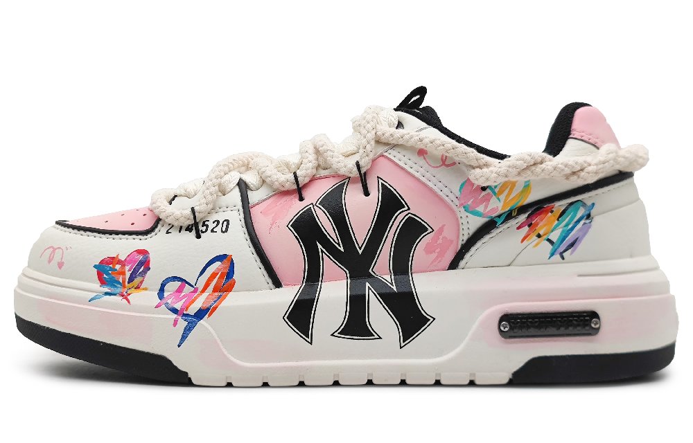 MLB Chunky Liner Low-Top Skateboard Shoes Unisex Pink